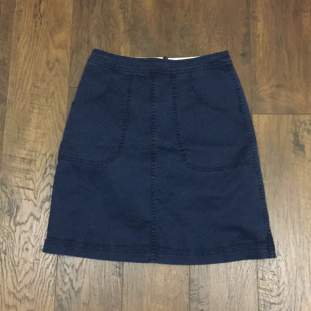 Boden Navy Pencil Skirt